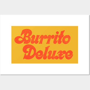 Burrito Deluxe /// Retro Faded Style Design Posters and Art